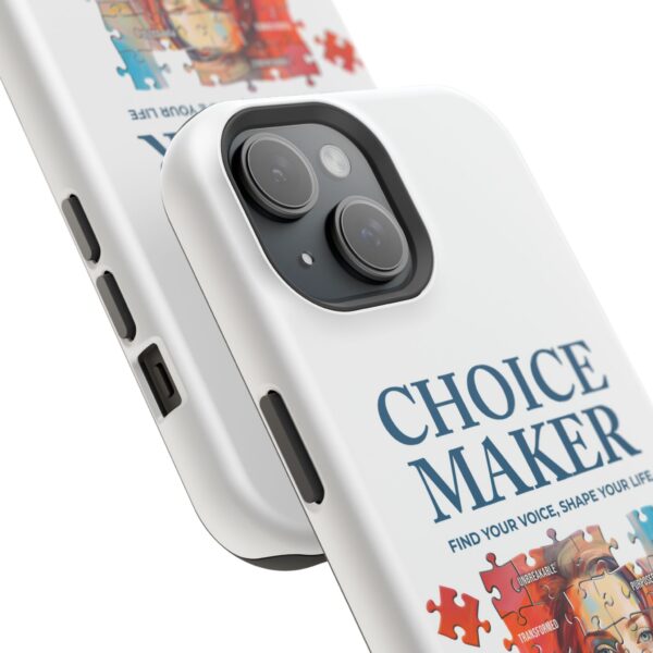 Choice Maker Magnetic Phone Case - Inspirational Gift, Puzzle Design, Motivational Accessory, Perfect for Book Lovers, Phone Protection - Image 6