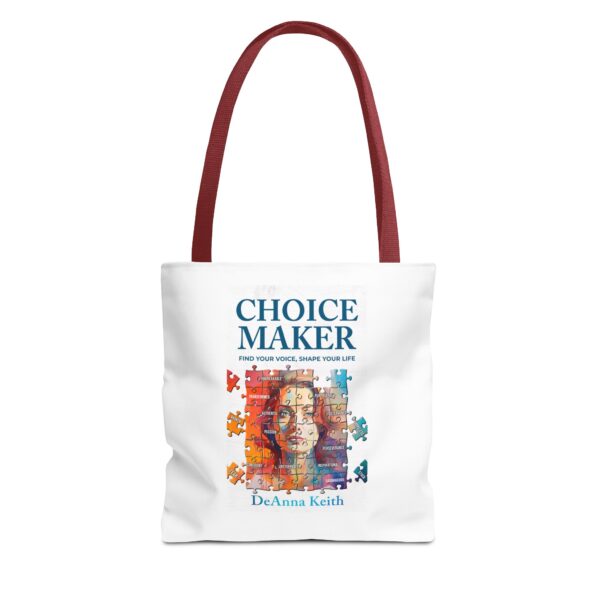 Inspirational Tote Bag, Choice Maker Tote, Motivational Bag, Personalized Gift, Daily Use Tote, DeAnna Keith Design - Image 5