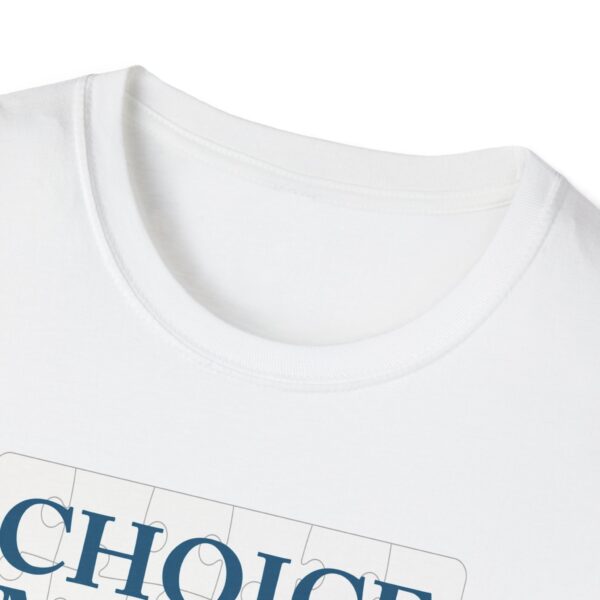 Inspirational Choice Maker T-Shirt | Unisex Softstyle Tee, Motivational Shirt, Gift for Friends, Birthday Present, Puzzle Artwork - Image 3