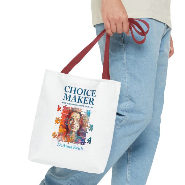 Inspirational Tote Bag, Choice Maker Tote, Motivational Bag, Personalized Gift, Daily Use Tote, DeAnna Keith Design - Image 7