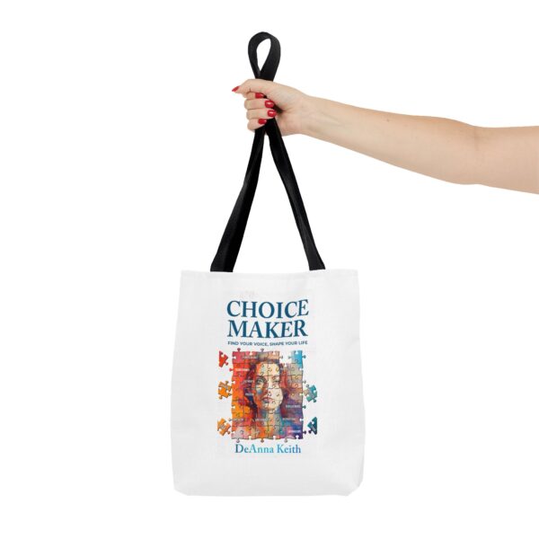 Inspirational Tote Bag, Choice Maker Tote, Motivational Bag, Personalized Gift, Daily Use Tote, DeAnna Keith Design - Image 4