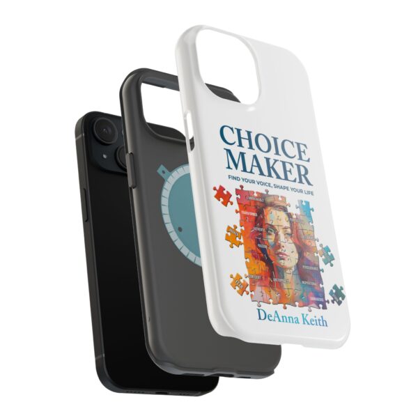 Choice Maker Magnetic Phone Case - Inspirational Gift, Puzzle Design, Motivational Accessory, Perfect for Book Lovers, Phone Protection - Image 4