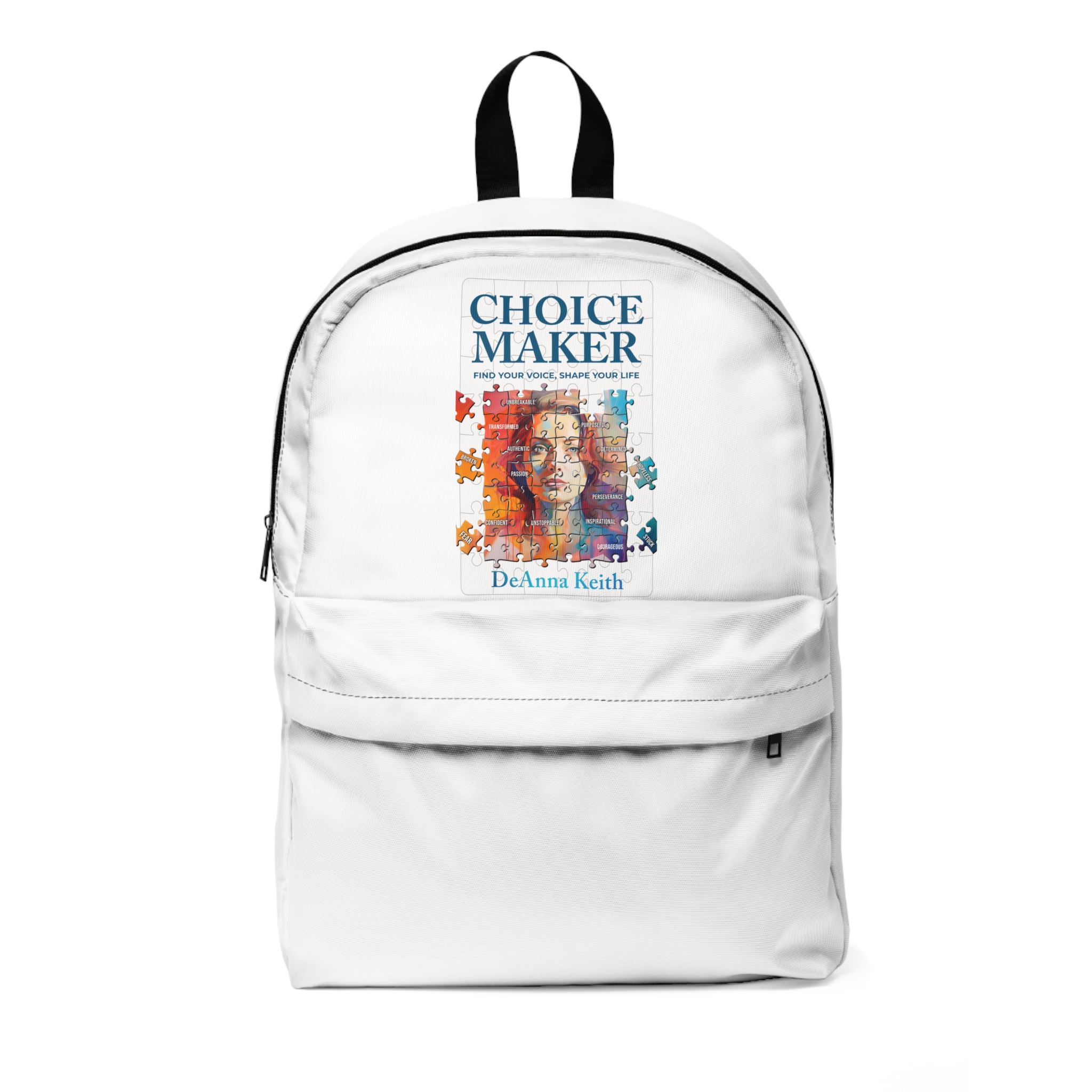 Colorful Choice Maker Unisex Classic Backpack - Stylish School Bag, Personalized Gift, Trendy Travel Accessory, Unique Book Bag, [...]