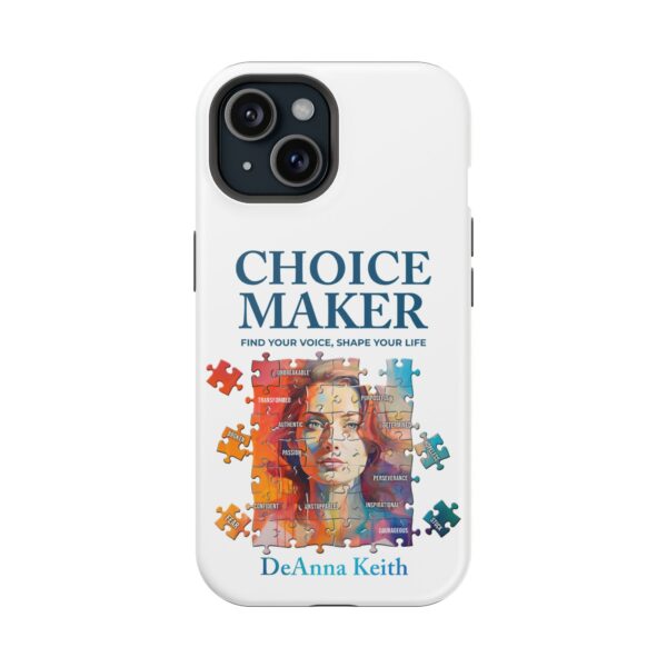 Choice Maker Magnetic Phone Case - Inspirational Gift, Puzzle Design, Motivational Accessory, Perfect for Book Lovers, Phone Protection - Image 5