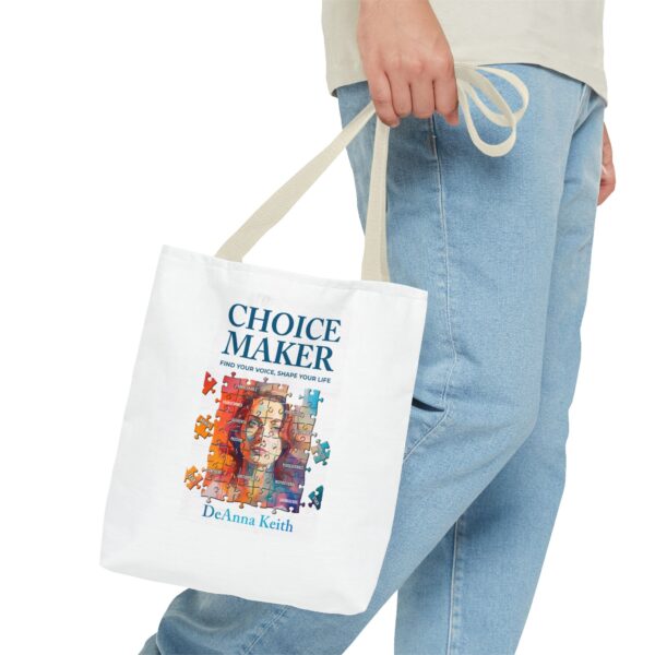 Inspirational Tote Bag, Choice Maker Tote, Motivational Bag, Personalized Gift, Daily Use Tote, DeAnna Keith Design - Image 15